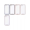 Case 4U Apple iPhone SE 2022 / SE 2020 / iPhone 7 / iPhone 8 Kılıf Kamera Korumalı Pastel Renk Voit Clear Kapak Lacivert
