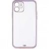 Case 4U Apple iPhone SE 2022 / SE 2020 / iPhone 7 / iPhone 8 Kılıf Kamera Korumalı Pastel Renk Voit Clear Kapak Lacivert