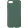 Case 4U Apple iPhone Se 2022 / Se 2020 / iPhone 8 / 7 Kılıf Içi Kadife Logosuz LSR Lansman Silinebilir Arka Kapak Koyu Yeşil
