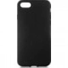 Case 4U Apple iPhone Se 2022 / Se 2020 / iPhone 8 / 7 Kılıf Içi Kadife Logosuz LSR Lansman Silinebilir Arka Kapak Siyah