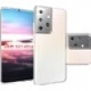 Case 4U Galaxy S21 Ultra Uyumlu Kılıf A+ Şeffaf Lüx Süper Yumuşak 0.3mm Ince Slim Silikon