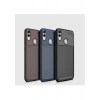 Case 4U Honor 8C Kılıf Rugged Armor Karbon Desenli Lüx Negro Silikon Arka Kapak Lacivert