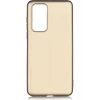 Case 4U Huawei P40 Kılıf Klasik Mat Renkli Yumuşak Premier Silikon Gold