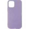 Case 4u iPhone 14 Plus Kılıf Içi Kadife Logosuz LSR Lansman Silinebilir Arka Kapak Koyu Mor