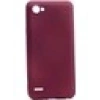 Case 4U LG Q6 Kılıf Klasik Mat Renkli Yumuşak Premier Silikon Mürdüm
