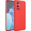 Case 4U One Plus 9 Pro Kılıf Kamera Korumalı Içi Kadife Logosuz Mara Lansman Silinebilir Arka Kapak Kırmızı