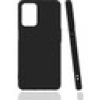 Case 4u Oppo A55 4g Kılıf Mat Renkli Yumuşak Kalın Sağlam Silikon Kılıf Biye Siyah