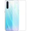 Case 4U Oppo A91 Kılıf Süper Silikon Arka Kapak Şeffaf