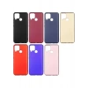 Case 4U Realme C25 Kılıf Klasik Mat Renkli Yumuşak Premier Silikon Saks Mavi