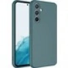 Case 4U Samsung Galaxy A14 Uyumlu Kılıf Kamera Korumalı Mat Renkli Yumuşak Kalın Sağlam Silikon Kılıf Biye Kırmızı