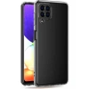 Case 4U Samsung Galaxy A22 Uyumlu Kılıf Kamera Korumalı Yumuşak Şeffaf Ince Süper Silikon