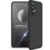 Case 4U Samsung Galaxy A23 Uyumlu Kılıf 3 Parçalı Tam Koruma Sert Mika Ays Kapak Siyah