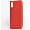 Case 4U Samsung Galaxy A50 Kılıf Klasik Mat Renkli Yumuşak Premier Silikon Kırmızı