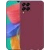 Case 4U Samsung Galaxy M33 Uyumlu Kılıf Klasik Mat Renkli Yumuşak Premier Silikon Mürdüm