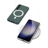 Case 4U Samsung Galaxy S23 Kılıf Kamera Korumalı Wireless Şarj Özellikli Kıpta Magsafe Silikon Kapak Gümüş