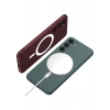 Case 4U Samsung Galaxy S23 Kılıf Kamera Korumalı Wireless Şarj Özellikli Kıpta Magsafe Silikon Kapak Gümüş