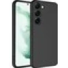 Case 4U Samsung Galaxy S23 Plus Kılıf Kamera Korumalı Içi Kadife Logosuz Mara Lansman Silinebilir Kılıf Siyah