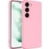 Case 4U Samsung Galaxy S23 Plus Kılıf Kamera Korumalı Içi Kadife Logosuz Mara Lansman Silinebilir Kılıf Pembe