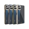 Case 4U Vivo Y33S Kılıf Kamera Korumalı Pastel Renk Voit Clear Kapak Siyah