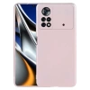 Case 4U Xiaomi Poco M4 Pro 4G Kılıf Klasik Mat Renkli Yumuşak Premier Silikon Rose Gold