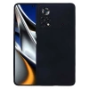 Case 4U Xiaomi Poco M4 Pro 4G Kılıf Klasik Mat Renkli Yumuşak Premier Silikon Siyah
