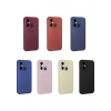 Case 4U Xiaomi Redmi 12C Kılıf Kamera Korumalı Klasik Mat Renkli Yumuşak Premier Silikon Siyah