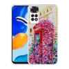 Case 4U Xiaomi Redmi Note 11 / 11s Kılıf Simli Desenli Kamera Korumalı Parlak Popy Kapak Kulübe Renkli