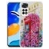 Case 4U Xiaomi Redmi Note 11 / 11s Kılıf Simli Desenli Kamera Korumalı Parlak Popy Kapak Kulübe Renkli