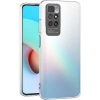 Case 4U Xiaomi Redmi Note 11 4G Kılıf Kamera Korumalı A+ Şeffaf Lüx Süper Yumuşak 0.3mm Ince Slim Silikon + Sert Temperli Cam Ekran Koruyucu Şeffaf