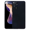 Case 4U Xiaomi Redmi Note 11 Pro 5G Kılıf Klasik Mat Renkli Yumuşak Premier Silikon Siyah