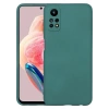 Case 4U Xiaomi Redmi Note 12 Pro 4g Kılıf Kamera Korumalı Içi Kadife Logosuz Mara Lansman Silinebilir Kılıf Koyu Yeşil