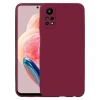 Case 4U Xiaomi Redmi Note 12 Pro 4g Kılıf Kamera Korumalı Içi Kadife Logosuz Mara Lansman Silinebilir Kılıf Koyu Mor