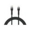Case 4U Zore Shira Serisi Type-C to Lightning Kablo 2 Metre Siyah