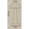 Cata CT-8430 Lızbon Dokunmatik Masa Lambası 3 Renk Bronz