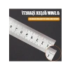 25 cm Boyunda Çelik Cetvel, Ölçüm ve Çizim İçin Dayanıklı Araç