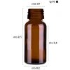 Çelik Roll On Şişesi, 20 ml Kapasiteli Sızdırmaz Cam Şişe Seti