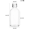 Çelik Roll On Şişesi, 50 ml Kapasite, 2 Adet, Siyah Kapaklı