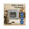 Çift Filtreli Katlanabilir Kedi Tuvaleti, XL Boy