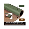 Çift Renkli 80x40 cm Dikişli PU Deri Masa Matı, Kaymaz Tabanlı Mousepad