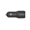 Çift USB Araç Şarj Cihazı, 24W, Mikro-USB Kablosu ile Birlikte