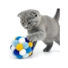 Çıngıraklı Ponpon Kedi Oyuncağı, Renkli ve İnteraktif