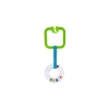 Çıngıraklı puset halkası, bebekler için yeşil renkli tasarım