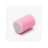 Cırtlı Sünger Bigudi, Pembe - 8 Adet, 4 cm Çapında