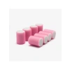 Cırtlı Sünger Bigudi, Pembe - 8 Adet, 4 cm Çapında