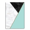 Çizgili Sert Kapak Defter, Mint Yeşili, 17x24 cm