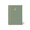 Çizgili Yeşil Defter, 17x24 cm, Minimal Tasarım