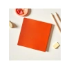 Çizgisiz Not Defteri, PU Deri Kapak, Kare 16,5x16,5 cm