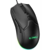 Claws Cerberus Pixart PAW3519 Sensörlü 4200 Dpi Wide Rgb Özel Abs Doku Kablolu Gaming Mouse - Siyah