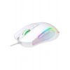 Claws Crossfire V1 12800 Dpi Full Wide RGB Özel ABS Doku & Claws Reflex Örgü Kablolu Gaming Mouse - Beyaz