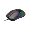 Claws Crossfire V1 12800 Dpi Full Wide RGB Özel ABS Doku & Claws Reflex Örgü Kablolu Gaming Mouse - Siyah